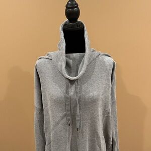 Chaps Gray Cowl Neck Sweater